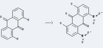 1,8-Dihydroxy-4,5-dinitroanthraquinone can be used to produce 1,8-dihydroxy-4,5-dinitro-anthraquinone